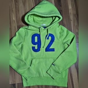 Mens Abercrombie & Fitch Hoodie Sz Small Lime Green. 006